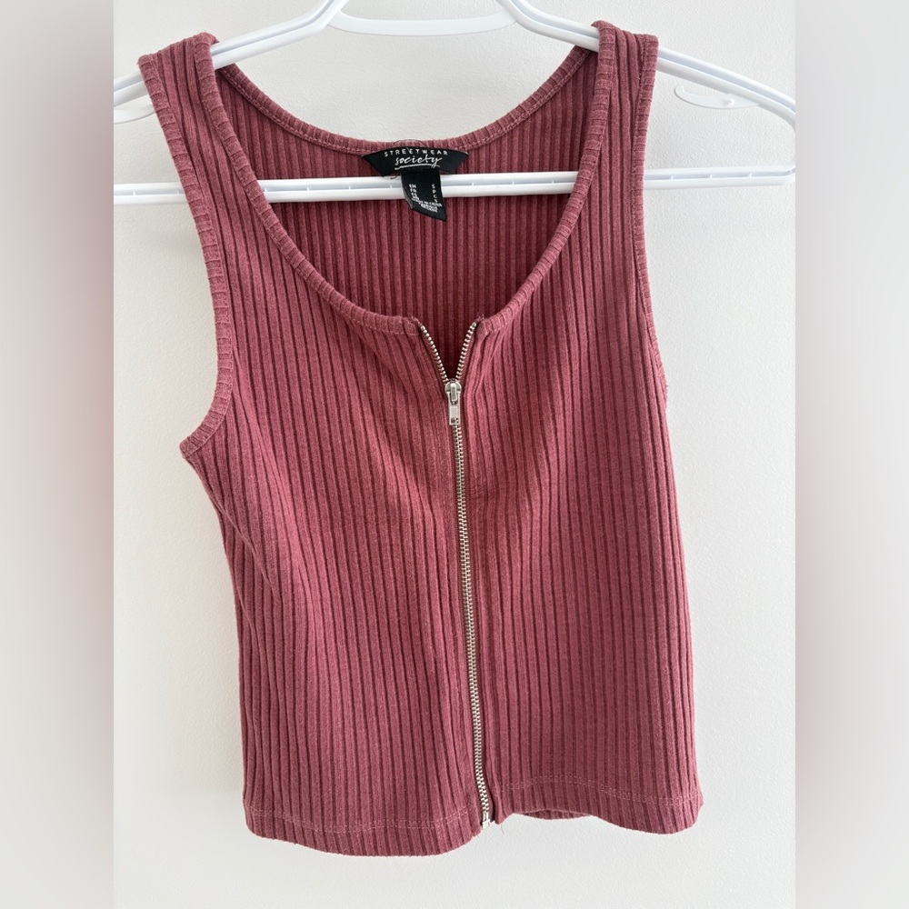 Zipper Tank Top - Small